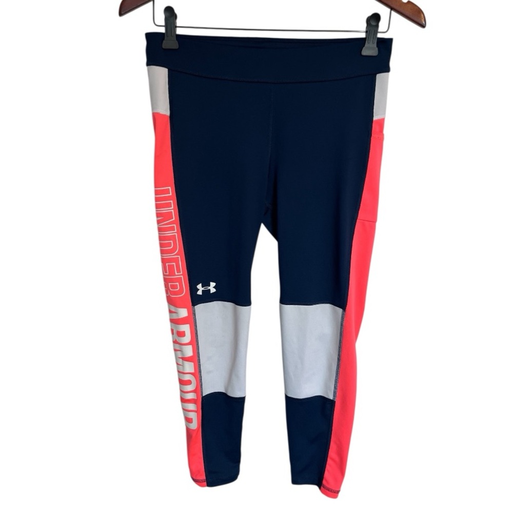 Under Armour Dark Blue and Bright Pink Leggings